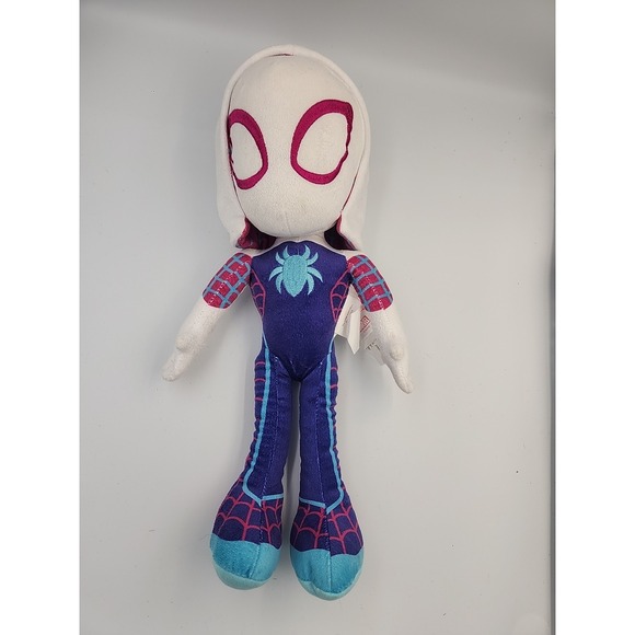 Disney Jr Marvel Spidey & His Amazing Friend Plush Ghost Spider Gwen Stacy 17" - Picture 1 of 5